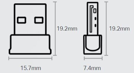 TP-Link Archer T2UB Nano AC600 Nano WiFi Bluetooth 4.2 USB Adapter